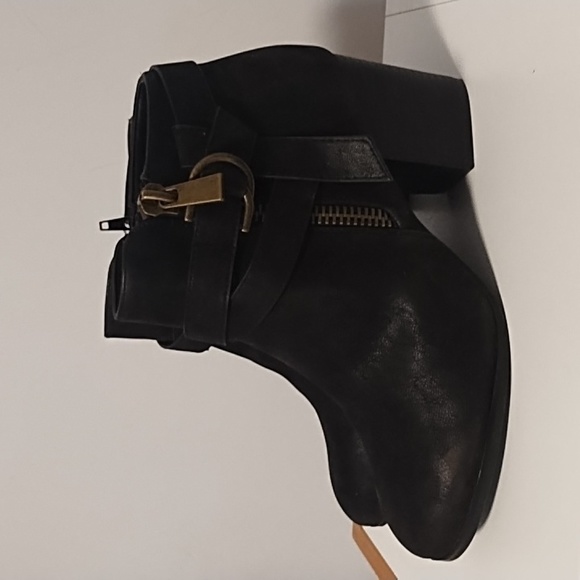 A MTL 1980 Black Leather Heeled Ankle Boots#Clearance#Lastprice#No offer - Picture 3 of 8